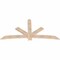 Ekena Millwork Alberta Smooth Timber Gable Bracket, Douglas Fir, 84"W x 42"H x 1 1/2"D x 5 1/2"F, 12/12 Pitch GBW084X42X0206ALB00SDF - alternate 3